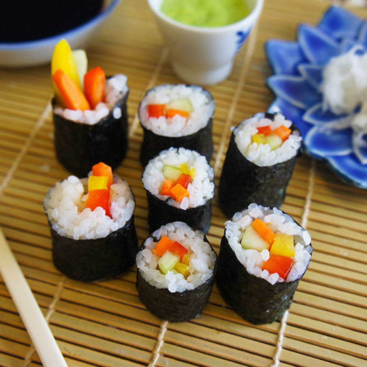 Vegetarian Sushi Rolls Recipe