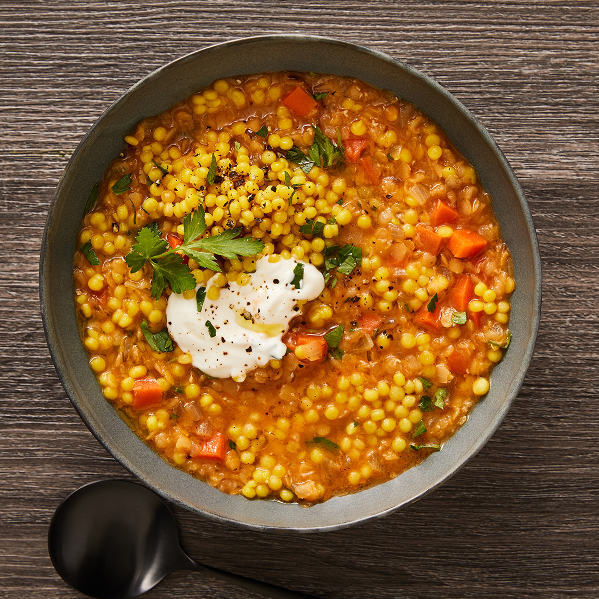 Riceselect® Turmeric Pearl Couscous And Lentil Soup Recipe 1456