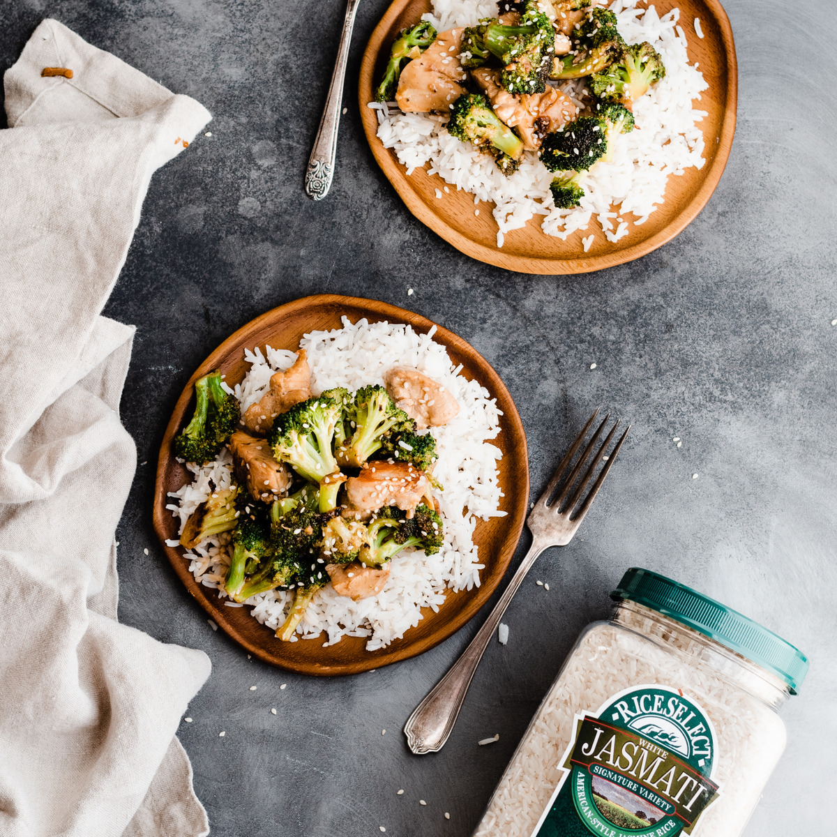 RiceSelect® Ginger Chicken with Broccoli Rice Recipe RiceSelect®