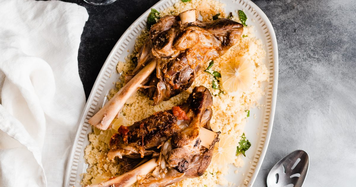 Authentic Moroccan Couscous (Hearty Meal with Lamb Shanks)