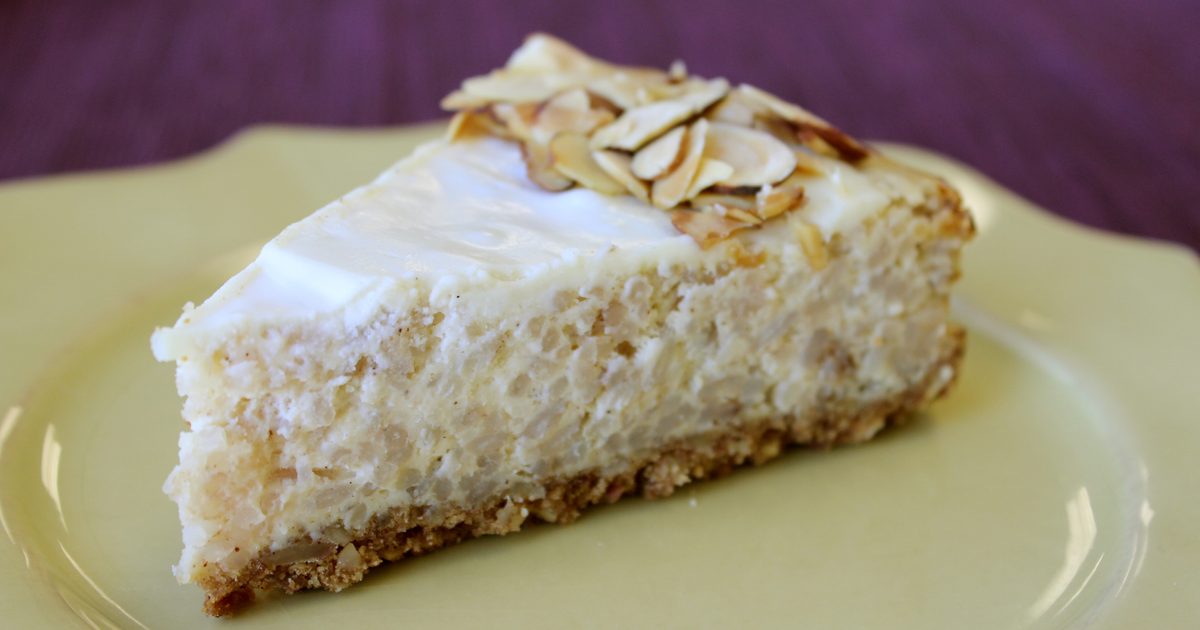RiceSelect® Amaretto Rice Cheesecake Cheesecake Recipes