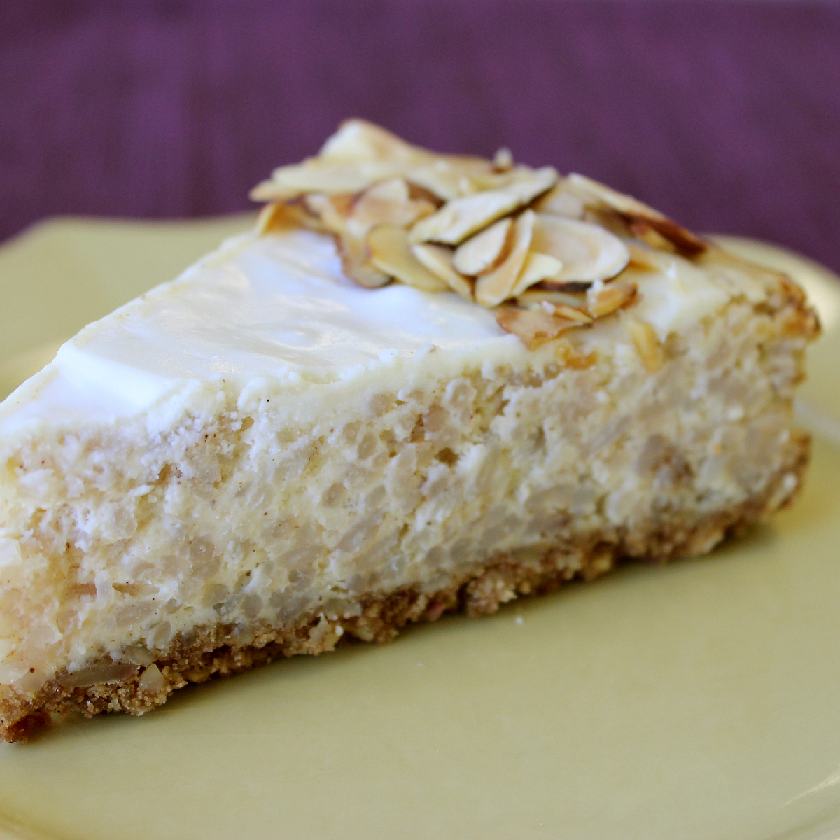 RiceSelect® Amaretto Rice Cheesecake Cheesecake Recipes