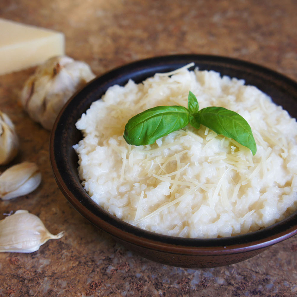 Asiago Roasted Garlic Rice Recipe