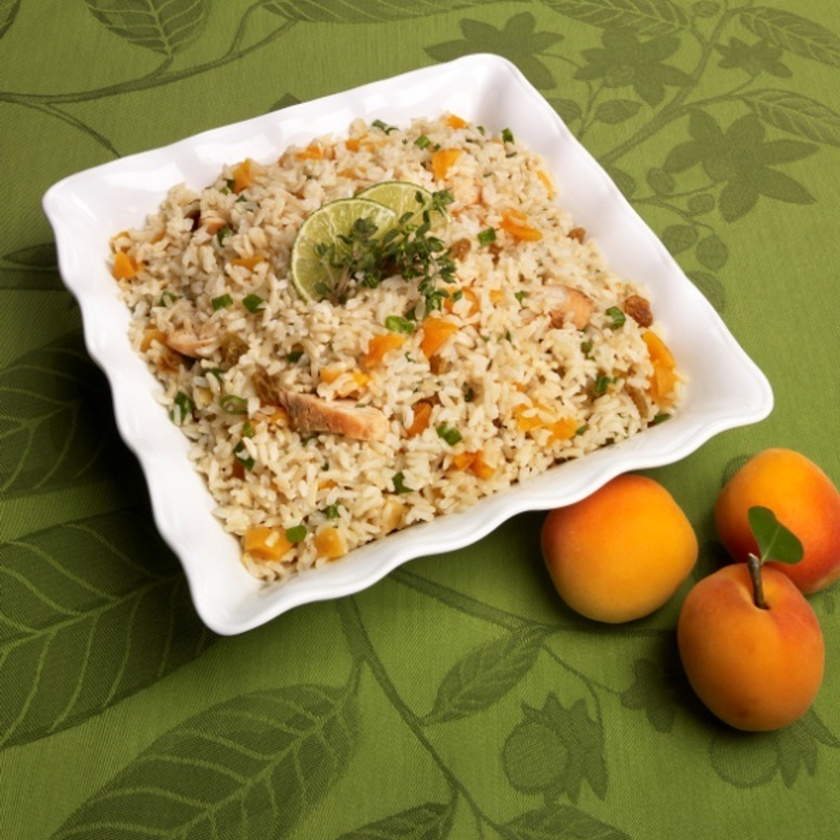 Apricot Chicken Rice Salad Recipe