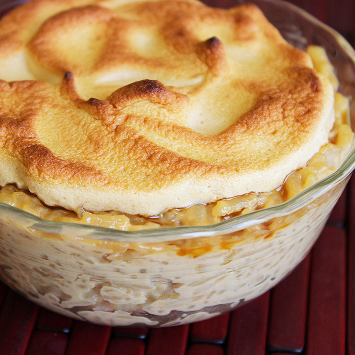 Butterscotch Rice Pudding with Brown Sugar Meringue Recipe