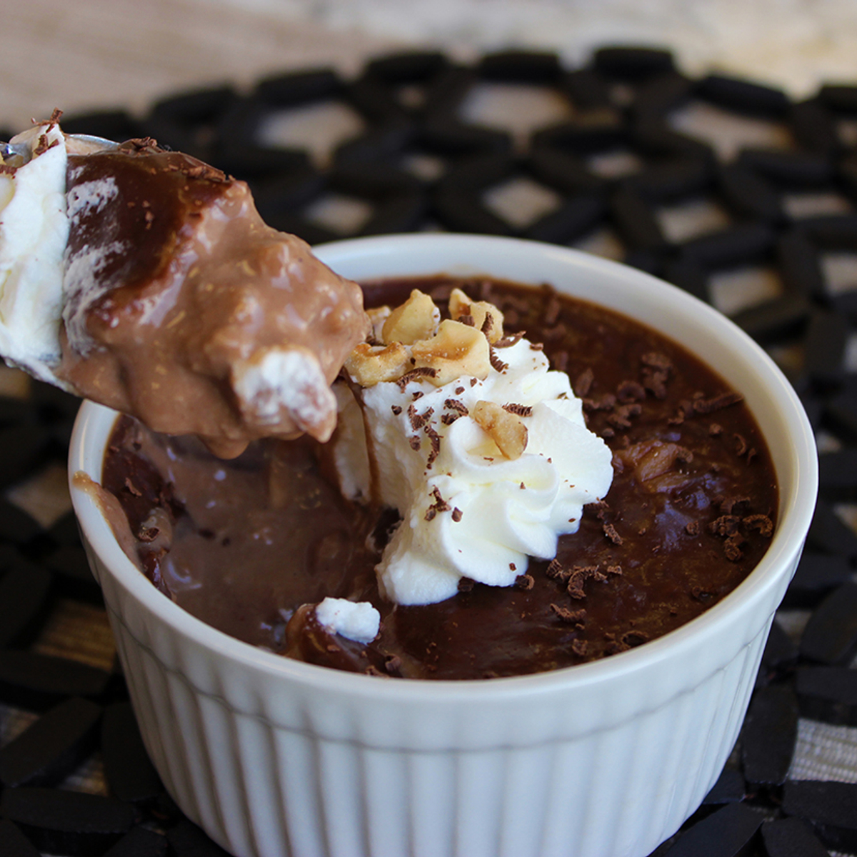 Chocolate Hazelnut Rice Pudding Recipe