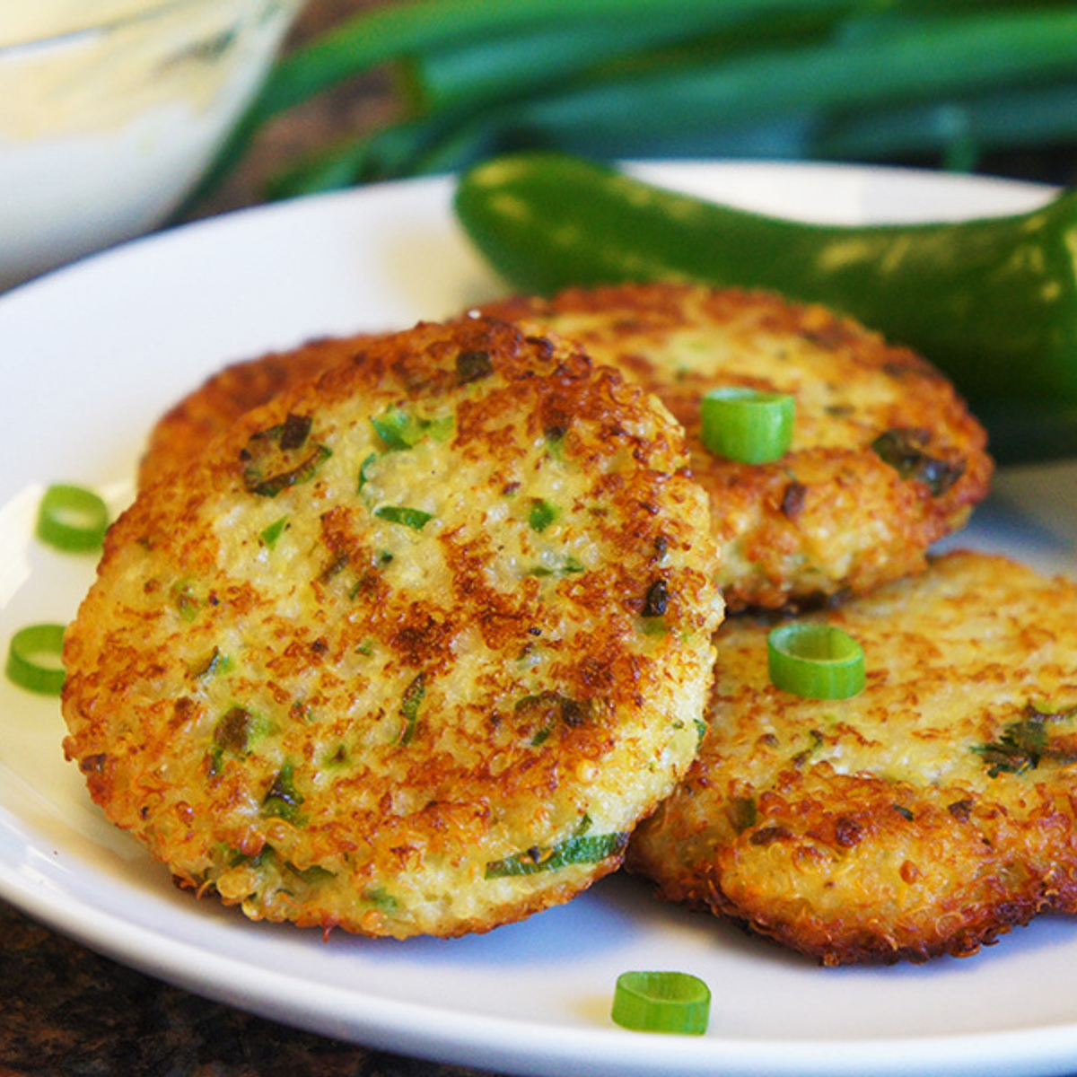 RiceSelect® Cheese & Jalapeno Quinoa Cakes Quinoa Recipes