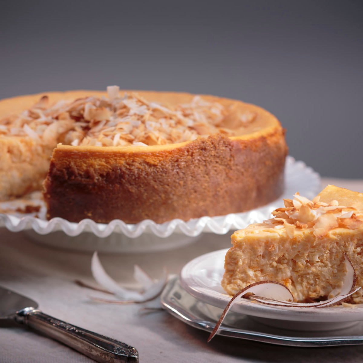 Coconut Rice Sweet Potato Cheesecake Recipe