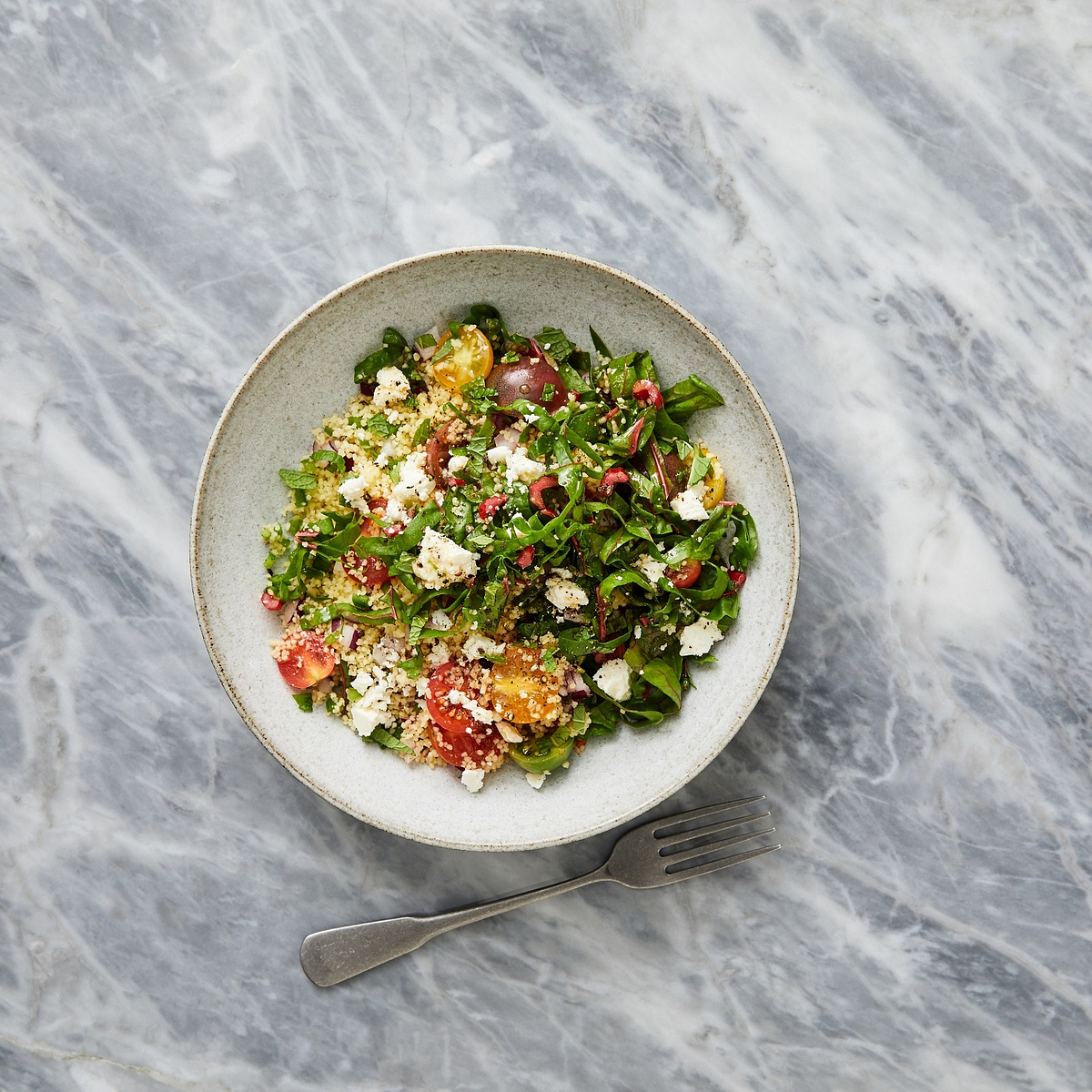 Couscous and Swiss Chard Tabbouleh Recipe