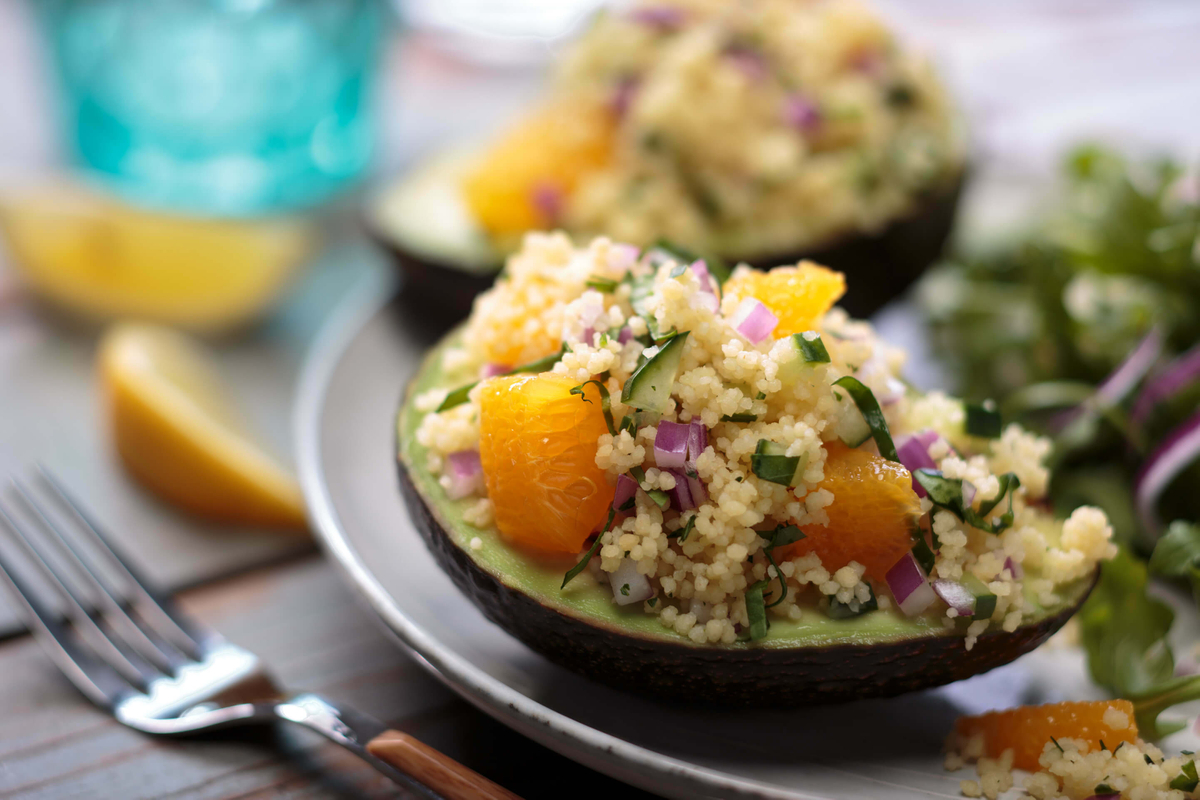 Couscous Avocado Boats Recipe