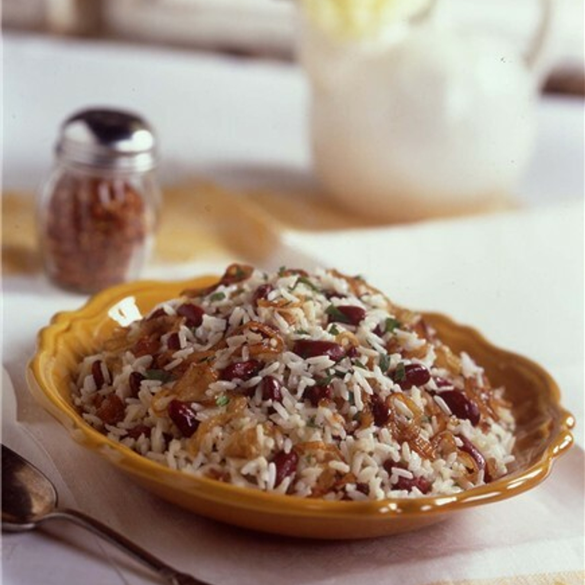 Creamy Red Beans & Rice with Caramelized Onions Recipe