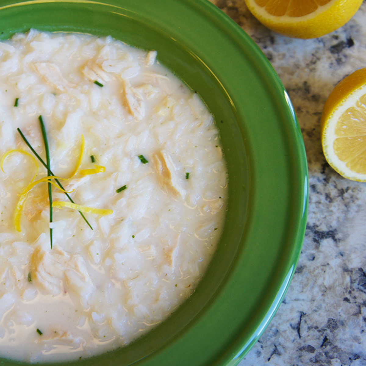Lemon Velvet Chicken Rice Soup Recipe