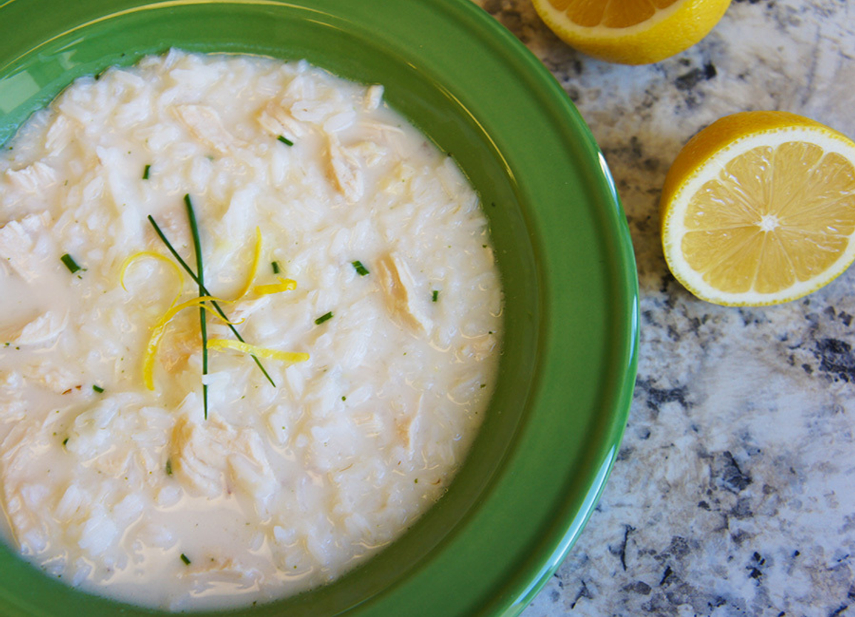 Lemon Velvet Chicken Rice Soup Recipe