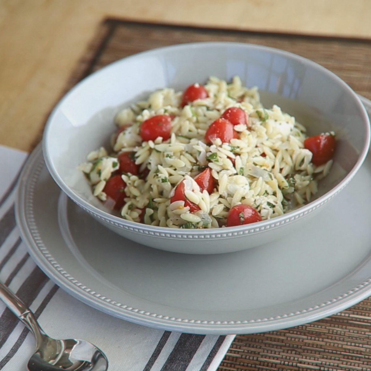 Minted Orzo with Tomatoes Recipes