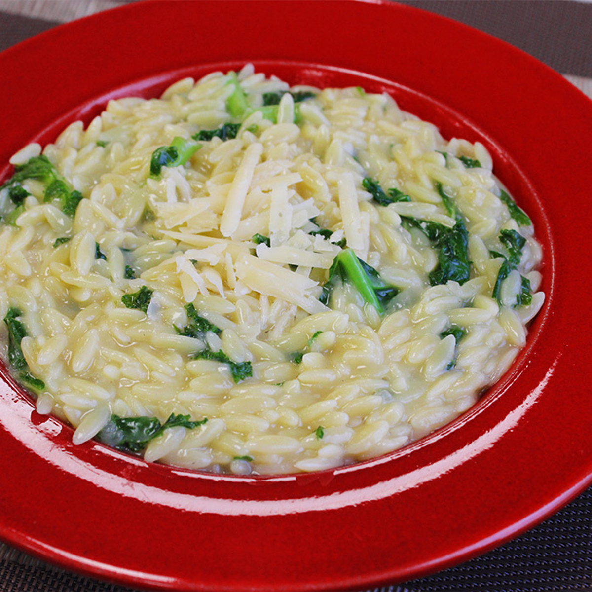 Orzo and Kale Risotto Recipe