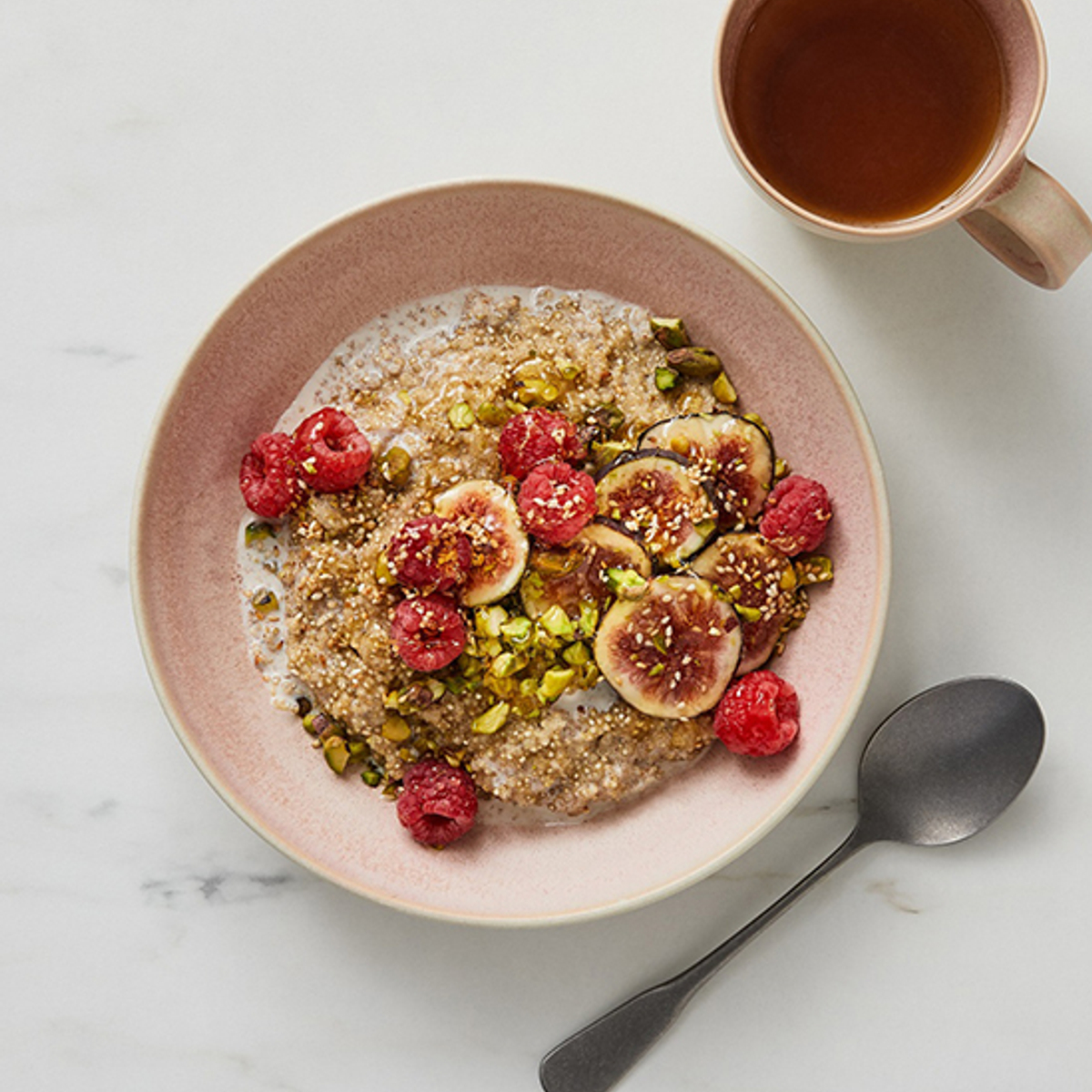 Quinoa Breakfast Bowl With Tahini Recipe