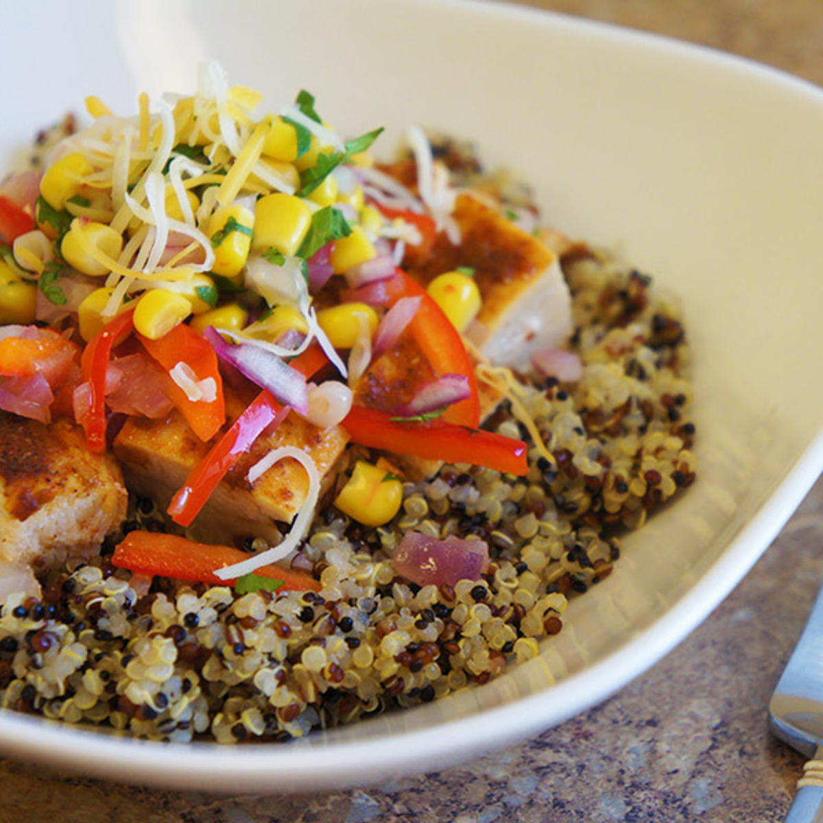 Quinoa Burrito Bowl Recipe