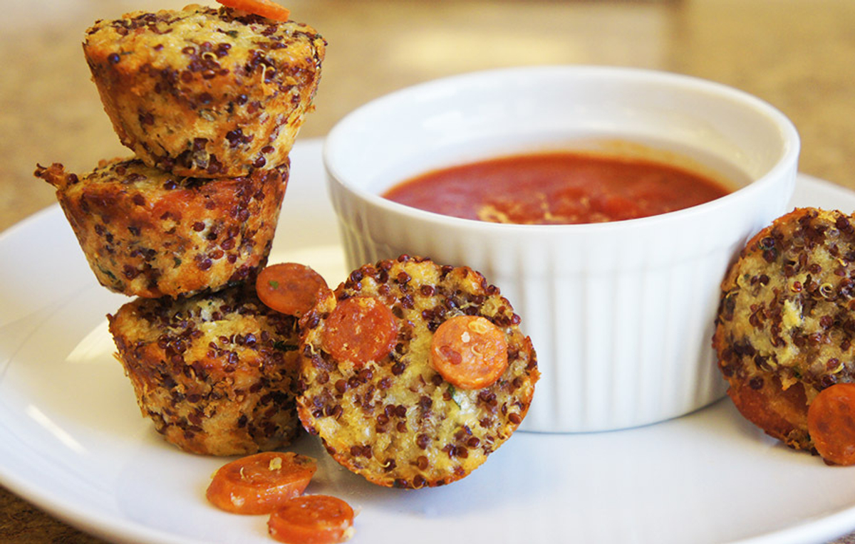 Quinoa Pizza Bite Recipe