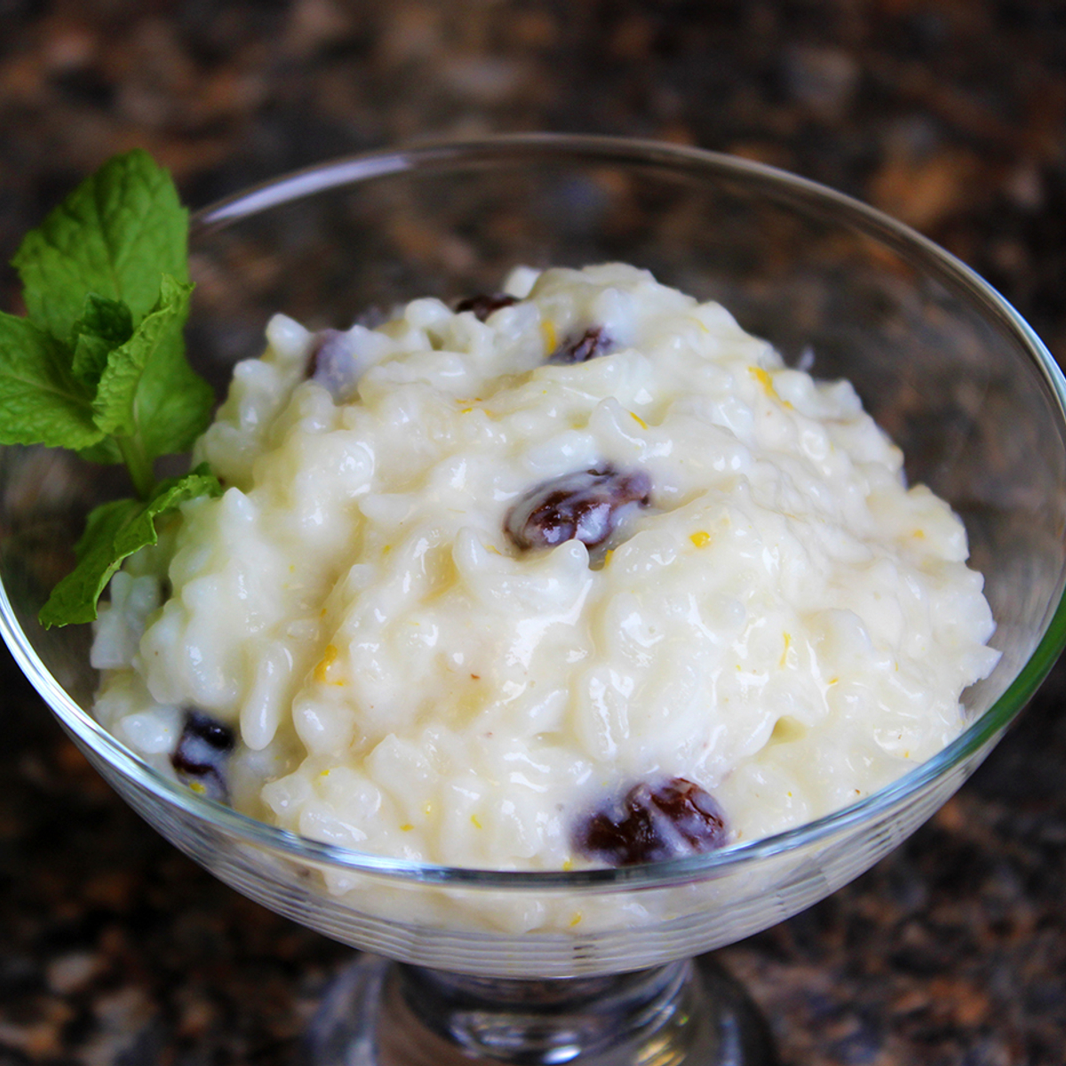 Rum Raisin Rice Pudding Recipe