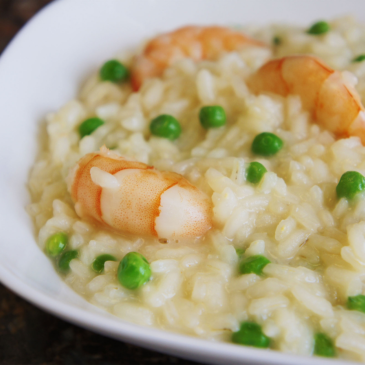 Shrimp and Pea Risotto Recipe